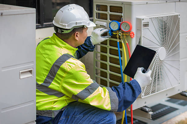 Professional Hvac technician working in Clinton, OH